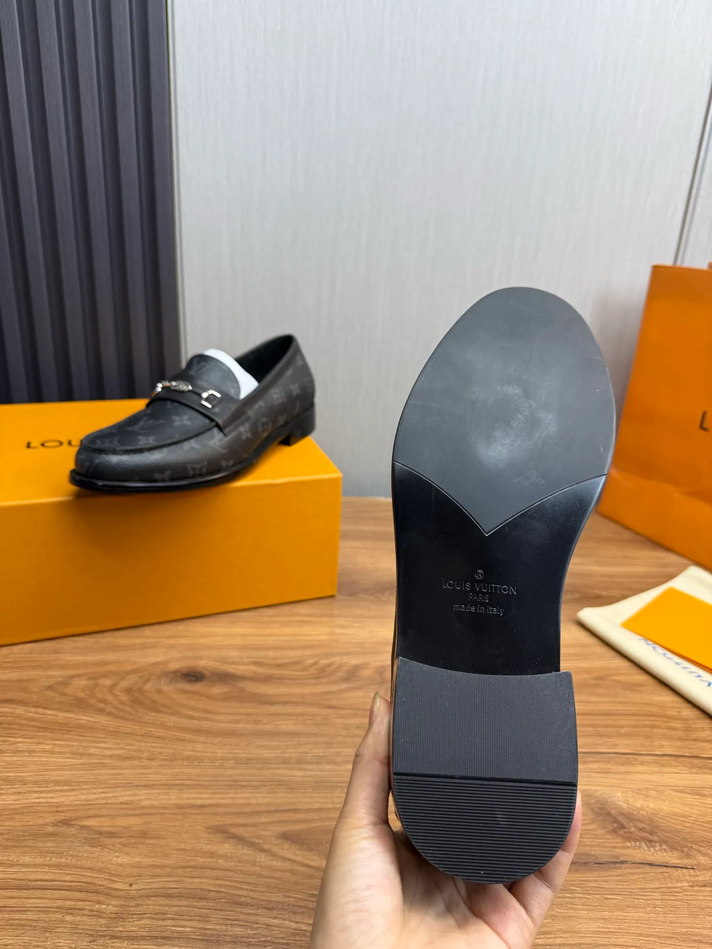 Factory 660💰 LV. Men's business casual leather shoes, all made of imported original brand leather, just to create a more comfortable wearing experience, original non-slip and wear-resistant outsole ✔️16-45 (38.45 non-returnable)